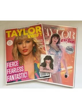 Taylor Swift Fearless Speak Now and The Red Tour World Tour Books Lot Bundle